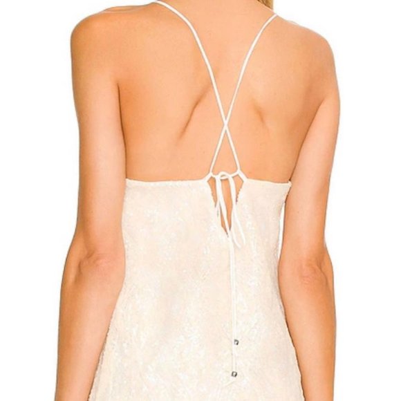 Free People Cream Mini Dress - Picture 4 of 9